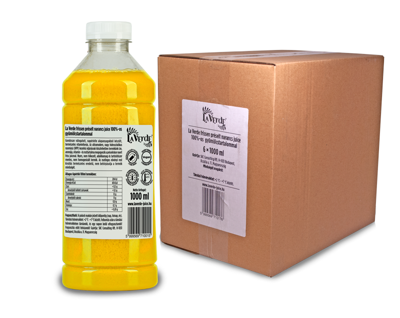Orangensaft 1000ml - La Verde 100% Saft